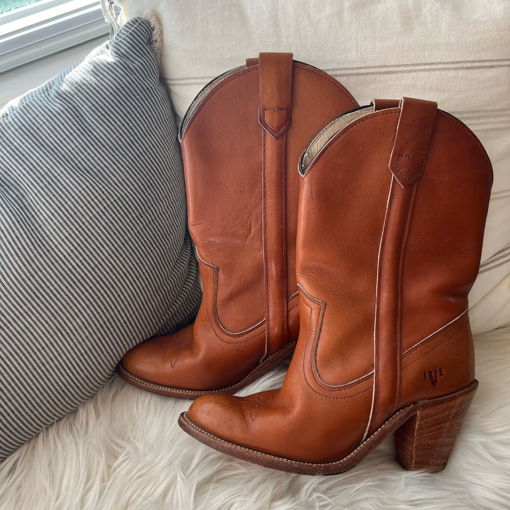 Vintage Heeled Frye Boots